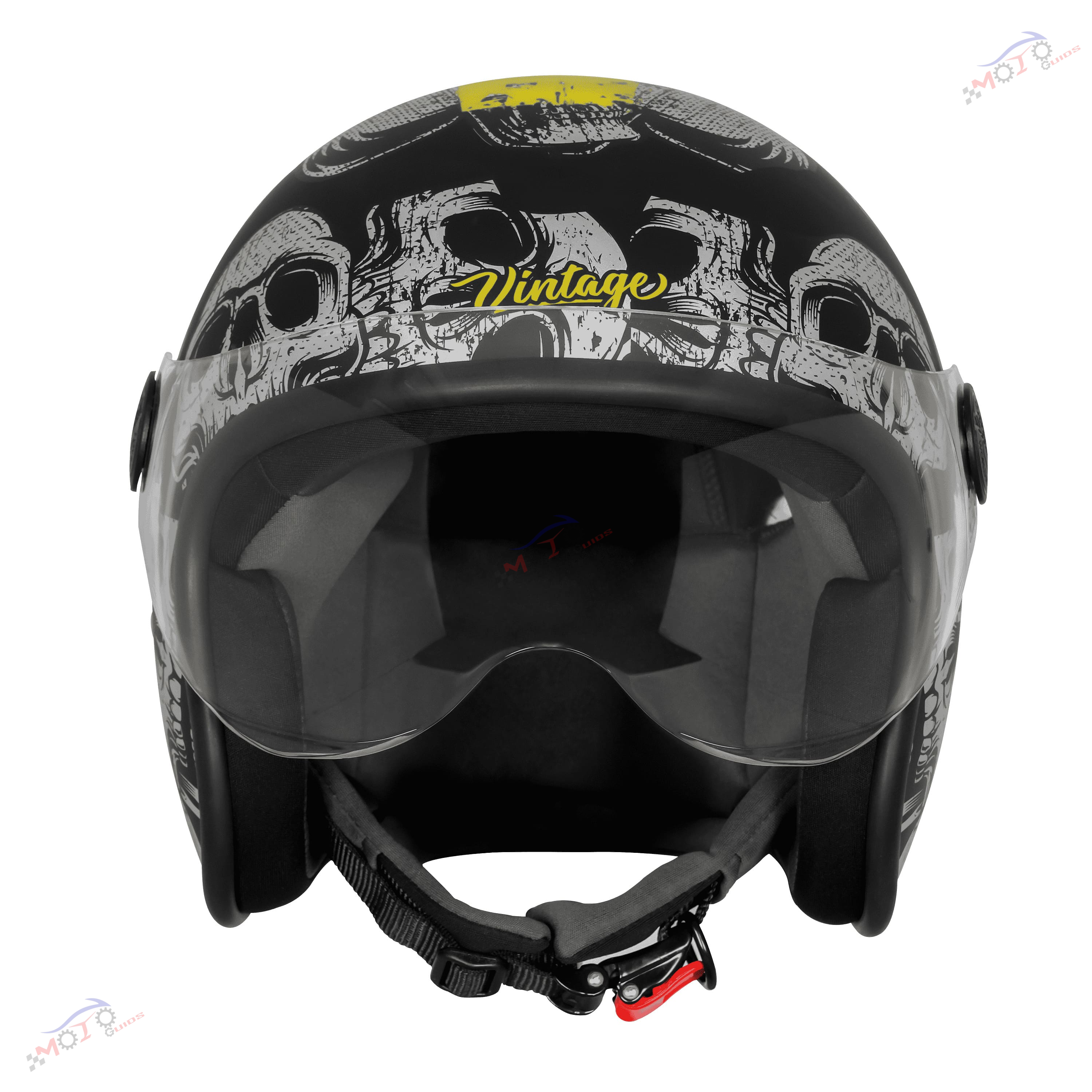 SBH-54 VINTAGE SKULL SMALL VISOR
